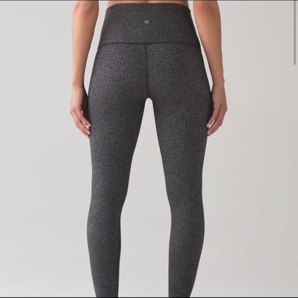 Lululemon hi-rise wunder under herringbone legging - Picture 1 of 3